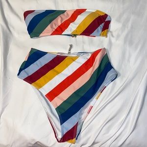 forever 21 high waisted bathing suit